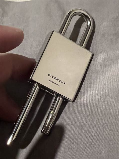 givenchy padlock|Givenchy engraved.